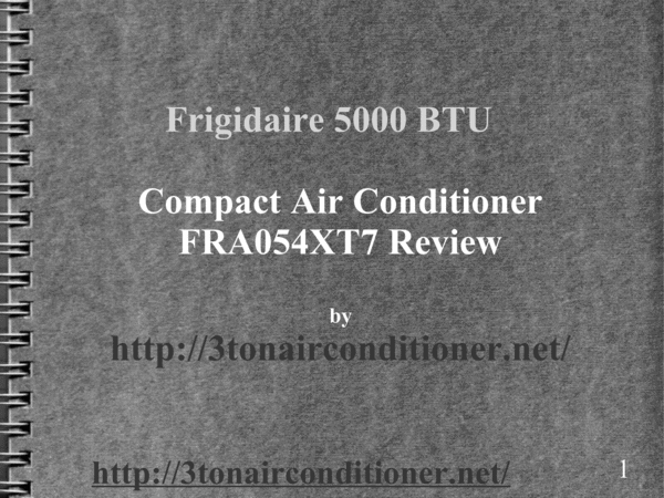 Product picture Frigidaire FRA054XT7 With Remote