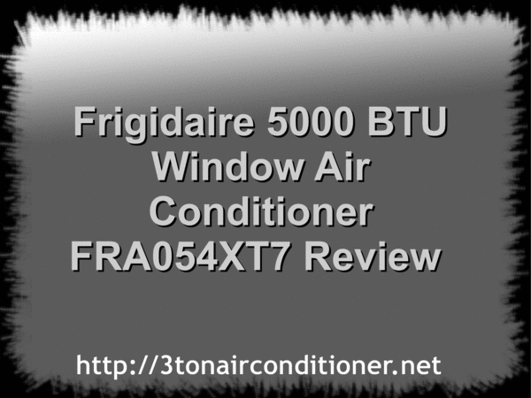 Product picture Review Of Frigidaire FRA054XT7 With Remote Control